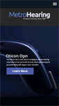 Mobile Screenshot of metrohearing.com